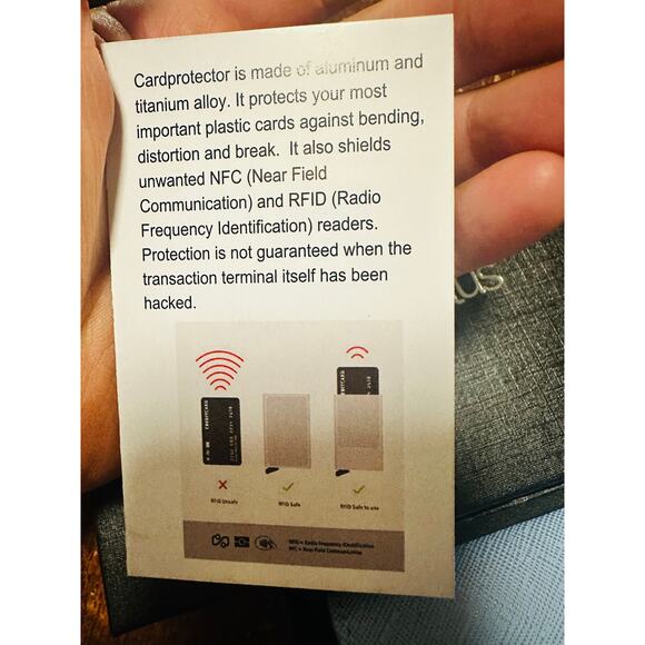 CONCEAL PLUS Card Blocr Small Powder Blue RFID Wallet Slim Compact Wallet - Picture 5 of 11